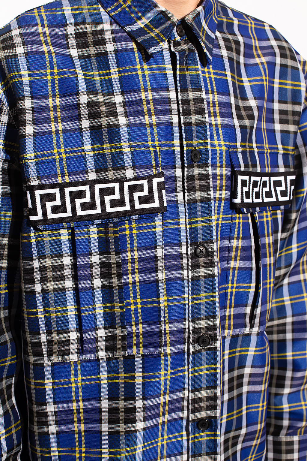 Checked shirt Versace - SchaferandweinerShops Japan - Kiton
